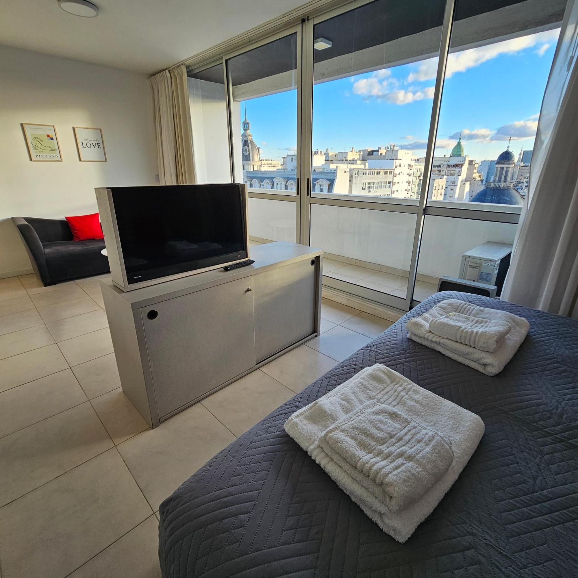 Centrico, Ideal Parejas, Vista Panoramica, Con Piscina بوينس آيرس الغرفة الصورة